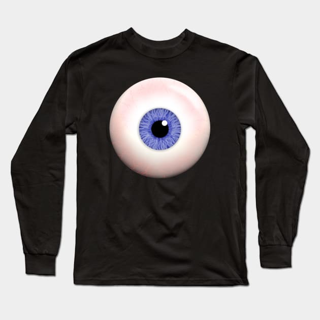 Weird Staring Bloodshot Human Hovering Eyeball Long Sleeve T-Shirt by LittleBean